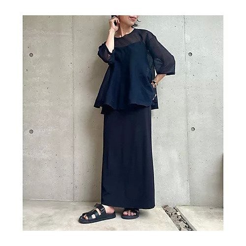 【プルミエ アロンディスモン/1er Arrondissement】の【Marisol別注】シアーペプラムニット 人気、トレンドファッション・服の通販 founy(ファニー) 　ファッション　Fashion　レディースファッション　Fashion for Women　トップス・カットソー　Cut & Sew Tops　ニット　Knit Tops & Sweaters　シアー　Sheer, See-Through　フレア　Flare, Flared　ペプラム　Peplum, Flared Hem　エレガント 上品　Elegant　別注　Limited Edition, Custom Order　夏　Summer　洗える　Machine Washable　other-2|ID: prp329100004515050 ipo3291000000036166847