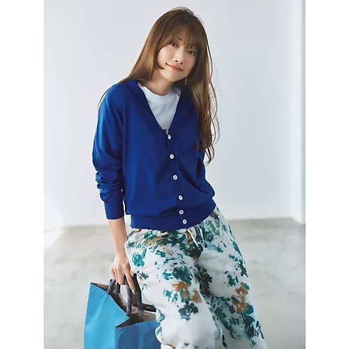 【スローン/SLOANE】の【Marisol別注】撥水Vネックカーディガン 人気、トレンドファッション・服の通販 founy(ファニー) 　ファッション　Fashion　レディースファッション　WOMEN　トップス・カットソー　Tops/Tshirt　カーディガン　Cardigans　Vネック　V-Neck　なめらか　Smooth　カーディガン　Cardigan　別注　Special Order　洗える　Washable　other-2|ID: prp329100004515052 ipo3291000000031901274