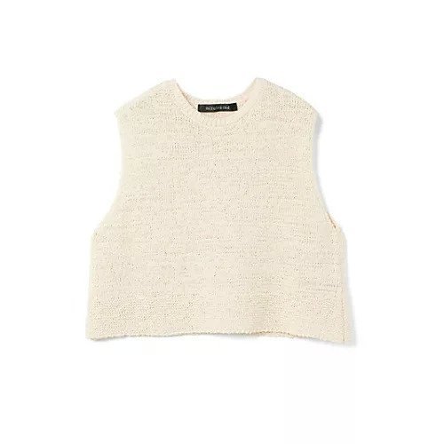 【ミズイロ インド/mizuiro ind】のクルーネックショートベスト 人気、トレンドファッション・服の通販 founy(ファニー) 　ファッション　Fashion　レディースファッション　WOMEN　アウター　Coat Outerwear　トップス・カットソー　Tops/Tshirt　ベスト/ジレ　Gilets/Vests　コンパクト　Compact　ノースリーブ　No Sleeve　バランス　Balance　ベスト　Vest　夏　Summer　other-2|ID: prp329100004515053 ipo3291000000031901283