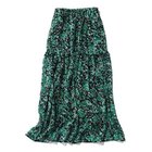 【エムセブンデイズ/M7days】のボタニカルプリントスカート グリーン|ID: prp329100004515058 ipo3291000000034565622