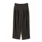【ミズイロ インド/mizuiro ind】のハイウエストタックパンツ ブラック|ID: prp329100004515062 ipo3291000000031901332