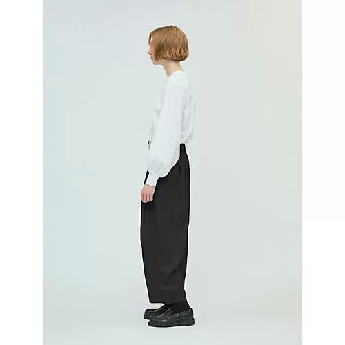 【ミズイロ インド/mizuiro ind】のハイウエストタックパンツ 人気、トレンドファッション・服の通販 founy(ファニー) 　ファッション　Fashion　レディースファッション　Fashion for Women　パンツ　Pants & Trousers　2025年　2025　2025春夏・S/S　Spring/Summer 2025 SS25　なめらか　Smooth, Silky Texture　ギャザー　Gathered, Ruffled　ストレッチ　Stretch, Stretchy Fabric　人気　Popular, Best Seller　夏　Summer　春　Spring　S/S・春夏　SS, Spring/Summer, Warm Season　A/W・秋冬　Autumn/Winter　other-3|ID: prp329100004515062 ipo3291000000033513259