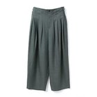 【ミズイロ インド/mizuiro ind】のハイウエストタックパンツ チャコールグレー|ID: prp329100004515062 ipo3291000000033616990