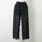 【クリンクル クリンクル クリンクル/crinkle crinkle crinkle】の【洗える】sheer cotton 3D embroidery easy pants 人気、トレンドファッション・服の通販 founy(ファニー) ファッション Fashion レディースファッション WOMEN パンツ Pants ショーツ Shorts トレンド Trend フラワー Flower リアル Real 洗える Washable thumbnail ブラック|ID: prp329100004515063 ipo3291000000031901338