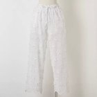 【クリンクル クリンクル クリンクル/crinkle crinkle crinkle】の【洗える】sheer cotton 3D embroidery easy pants 人気、トレンドファッション・服の通販 founy(ファニー) ファッション Fashion レディースファッション WOMEN パンツ Pants ショーツ Shorts トレンド Trend フラワー Flower リアル Real 洗える Washable thumbnail ホワイト|ID: prp329100004515063 ipo3291000000031901339