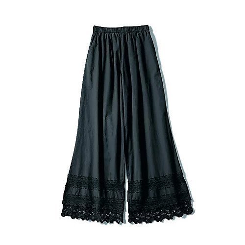 【トゥエルブクローゼット/12closet】の【洗える】裾レースパンツ 人気、トレンドファッション・服の通販 founy(ファニー) 　ファッション　Fashion　レディースファッション　WOMEN　パンツ　Pants　インド　India　インナー　Inner　ギャザー　Gather　クロシェ　Crochet　ドローコード　Draw Cord　フィット　Fit　レース　Race　ワイド　Wide　洗える　Washable　 other-1|ID: prp329100004515064 ipo3291000000031901342