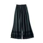 【トゥエルブクローゼット/12closet】の【洗える】裾レースパンツ 人気、トレンドファッション・服の通販 founy(ファニー) ファッション Fashion レディースファッション WOMEN パンツ Pants インド India インナー Inner ギャザー Gather クロシェ Crochet ドローコード Draw Cord フィット Fit レース Race ワイド Wide 洗える Washable thumbnail ブラック|ID: prp329100004515064 ipo3291000000031901343