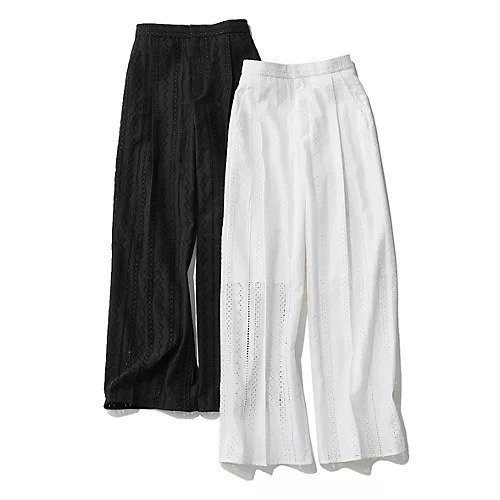 【その他のブランド/Other】の【Marisol別注】レースパンツ 人気、トレンドファッション・服の通販 founy(ファニー) 　ファッション　Fashion　レディースファッション　WOMEN　パンツ　Pants　センター　Center　ポケット　Pocket　リラックス　Relax　レース　Race　ワーク　Work　別注　Special Order　洗える　Washable　other-2|ID: prp329100004515065 ipo3291000000031901350