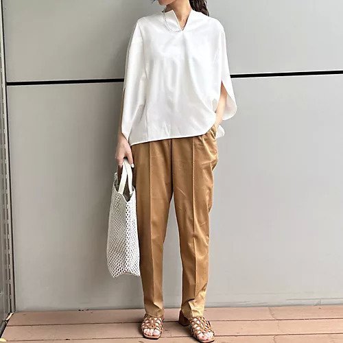 【エクラ/eclat】の【戸野塚かおるさん別注】美脚テーパードパンツ 人気、トレンドファッション・服の通販 founy(ファニー) 　ファッション　Fashion　レディースファッション　WOMEN　パンツ　Pants　ストレッチ　Stretch　人気　Popularity　別注　Special Order　洗える　Washable　other-3|ID: prp329100004515067 ipo3291000000031901361