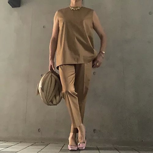 【エクラ/eclat】の【戸野塚かおるさん別注】美脚テーパードパンツ 人気、トレンドファッション・服の通販 founy(ファニー) 　ファッション　Fashion　レディースファッション　WOMEN　パンツ　Pants　ストレッチ　Stretch　人気　Popularity　別注　Special Order　洗える　Washable　other-3|ID: prp329100004515067 ipo3291000000032439956