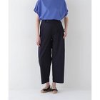 【ヒューマンウーマン/HUMAN WOMAN】のドビーストレッチワンタックセミワイドパンツ ネイビー|ID: prp329100004515075 ipo3291000000031901397