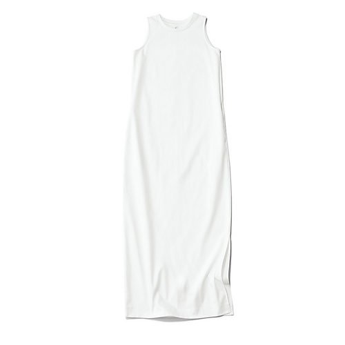 【トゥエルブクローゼット/12closet】の【浅見れいなさんコラボ】【洗える】アメスリ風マキシワンピース インテリア・キッズ・メンズ・レディースファッション・服の通販 founy(ファニー) 　ファッション　Fashion　レディースファッション　WOMEN　ワンピース　Dress　マキシワンピース　Maxi Dress　コラボ　Collaboration　シンプル　Simple　スニーカー　Sneakers　マキシ　Maxi　洗える　Washable　ホワイト|ID: prp329100004515079 ipo3291000000031901423