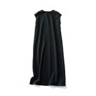 【トゥエルブクローゼット/12closet】の【DEAR DAYS】【洗える】華奢見えフレンチスリーブコクーンワンピース ブラック|ID:prp329100004515080