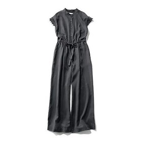 【トゥエルブクローゼット/12closet】 【DEAR DAYS】【洗える】繊細レーススリーブの落ち感オールインワン人気、トレンドファッション・服の通販 founy(ファニー) ファッション Fashion レディースファッション WOMEN ワンピース Dress オールインワン ワンピース All In One Dress スリーブ Sleeve ドレープ Drape フレンチ French リボン Ribbon レース Race 洗える Washable |ID:prp329100004515083