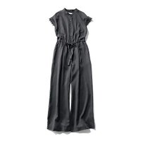 【トゥエルブクローゼット/12closet】の【DEAR DAYS】【洗える】繊細レーススリーブの落ち感オールインワン 人気、トレンドファッション・服の通販 founy(ファニー) ファッション Fashion レディースファッション WOMEN ワンピース Dress オールインワン ワンピース All In One Dress スリーブ Sleeve ドレープ Drape フレンチ French リボン Ribbon レース Race 洗える Washable |ID:prp329100004515083