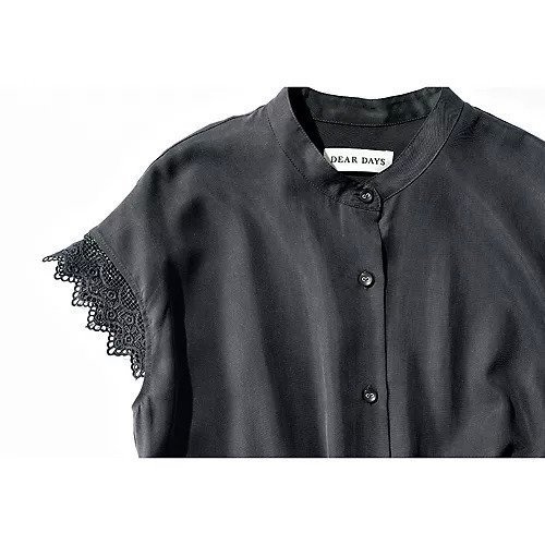 【トゥエルブクローゼット/12closet】の【DEAR DAYS】【洗える】繊細レーススリーブの落ち感オールインワン 人気、トレンドファッション・服の通販 founy(ファニー) 　ファッション　Fashion　レディースファッション　WOMEN　ワンピース　Dress　オールインワン ワンピース　All In One Dress　スリーブ　Sleeve　ドレープ　Drape　フレンチ　French　リボン　Ribbon　レース　Race　洗える　Washable　other-3|ID: prp329100004515083 ipo3291000000031901456