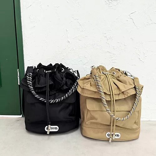 【アウトドアプロダクツ/OUTDOOR PRODUCTS】の【LEE別注】ダブルフリル巾着バッグ 人気、トレンドファッション・服の通販 founy(ファニー) 　ファッション　Fashion　レディースファッション　WOMEN　バッグ　Bag　スポーティ　Sporty　ダブル　Double　フリル　Frills　フロント　Front　ポケット　Pocket　マグネット　Magnet　別注　Special Order　巾着　Purse　財布　Wallet　other-3|ID: prp329100004515085 ipo3291000000031915806