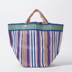 【ヌキテパ/NE QUITTEZ PAS】のMULTI STRIPE MESH WIDE TOTE BAG 人気、トレンドファッション・服の通販 founy(ファニー) ファッション Fashion レディースファッション WOMEN バッグ Bag ショート Short ストライプ Stripe パープル Purple ロング Long 軽量 Lightweight |ID:prp329100004515087