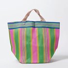 【ヌキテパ/NE QUITTEZ PAS】のMULTI STRIPE MESH WIDE TOTE BAG 人気、トレンドファッション・服の通販 founy(ファニー) ファッション Fashion レディースファッション WOMEN バッグ Bag ショート Short ストライプ Stripe パープル Purple ロング Long 軽量 Lightweight thumbnail ピンク|ID: prp329100004515087 ipo3291000000031901477