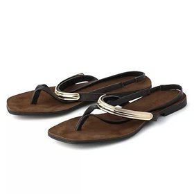 【ラオコンテ/LAOCOONTE】のゴムストラップトングサンダル 人気、トレンドファッション・服の通販 founy(ファニー) ファッション Fashion レディースファッション WOMEN スエード Suede モダン Modern ラップ Wrap |ID:prp329100004515095