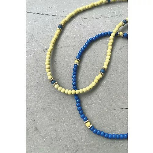 【マージュール/marjour】のSYNTHETIC STONE COLOR NECKLACE インテリア・キッズ・メンズ・レディースファッション・服の通販 founy(ファニー) 　ファッション　Fashion　レディースファッション　WOMEN　ジュエリー　Jewelry　ネックレス　Necklaces　おすすめ　Recommend　スウェット　Sweat　ネックレス　Necklace　ベーシック　Basic　A/W・秋冬　Aw・Autumn/Winter・Fw・Fall-Winter　YELLOW|ID: prp329100004515105 ipo3291000000031901567