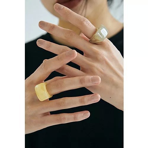 【マージュール/marjour】のSQUARE TRANSLUCENT RING 人気、トレンドファッション・服の通販 founy(ファニー) 　ファッション　Fashion　レディースファッション　Fashion for Women　シアー　Sheer, See-Through　スクエア　Square, Square Shape　other-2|ID: prp329100004515106 ipo3291000000031901573