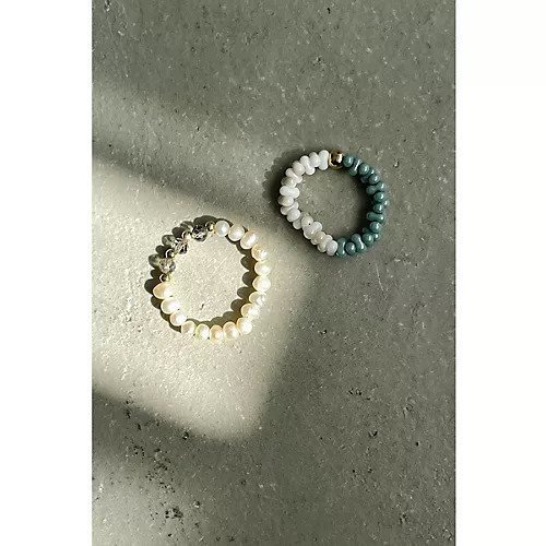【マージュール/marjour】のBEADS RING 人気、トレンドファッション・服の通販 founy(ファニー) 　ファッション　Fashion　レディースファッション　Fashion for Women　ガラス　Glass, Glassware　ストレッチ　Stretch, Stretchy Fabric　パール　Pearl, Pearl Accent　other-3|ID: prp329100004515107 ipo3291000000031901579