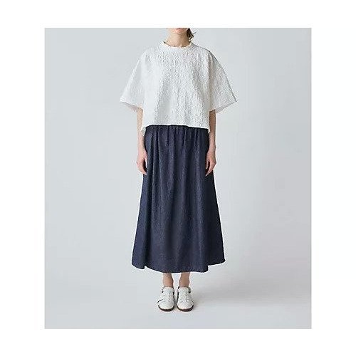 【ミディウミ/MidiUmi】のデニムフレアスカート インテリア・キッズ・メンズ・レディースファッション・服の通販 founy(ファニー) https://founy.com/ ファッション Fashion レディースファッション WOMEN スカート Skirt Aライン/フレアスカート Flared A-Line Skirts インディゴ Indigo ギャザー Gather デニム Denim フレア Flare リラックス Relax 夏 Summer 定番 Standard |ID: prp329100004515110 ipo3291000000031901590
