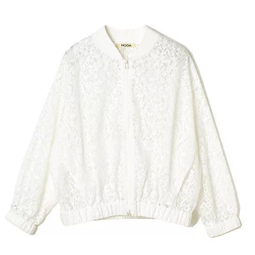 【エクラ/eclat】の【戸野塚かおるさん別注】レースブルゾン インテリア・キッズ・メンズ・レディースファッション・服の通販 founy(ファニー) 　ファッション　Fashion　レディースファッション　WOMEN　アウター　Coat Outerwear　ブルゾン　Blouson/Jackets　ウォッシャブル　Washable　タンク　Tank　ダブル　Double　ブルゾン　Blouson　ボトム　Bottom　ポケット　Pocket　レース　Race　エレガント 上品　Elegant　別注　Special Order　夏　Summer　洗える　Washable　ホワイト|ID: prp329100004515114 ipo3291000000031901618