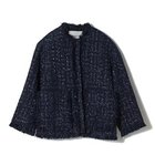 【エクラ/eclat】のツイードジャケット 人気、トレンドファッション・服の通販 founy(ファニー) ファッション Fashion レディースファッション WOMEN アウター Coat Outerwear ジャケット Jackets ショルダー Shoulder ジャケット Jacket ツイード Tweed ドロップ Drop フォルム Form フリンジ Fringe ボックス Box ラグジュアリー Luxury 別注 Special Order thumbnail ネイビー|ID: prp329100004515115 ipo3291000000031901623