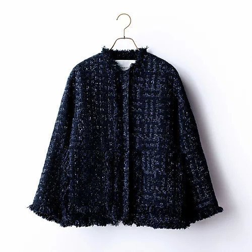 【エクラ/eclat】のツイードジャケット 人気、トレンドファッション・服の通販 founy(ファニー) 　ファッション　Fashion　レディースファッション　WOMEN　アウター　Coat Outerwear　ジャケット　Jackets　ショルダー　Shoulder　ジャケット　Jacket　ツイード　Tweed　ドロップ　Drop　フォルム　Form　フリンジ　Fringe　ボックス　Box　ラグジュアリー　Luxury　別注　Special Order　other-2|ID: prp329100004515115 ipo3291000000031901624
