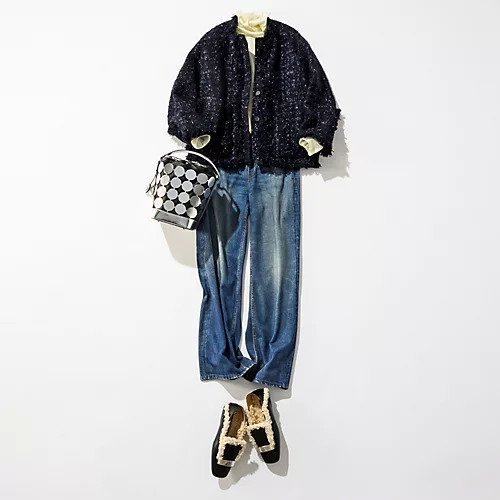 【エクラ/eclat】のツイードジャケット 人気、トレンドファッション・服の通販 founy(ファニー) 　ファッション　Fashion　レディースファッション　WOMEN　アウター　Coat Outerwear　ジャケット　Jackets　ショルダー　Shoulder　ジャケット　Jacket　ツイード　Tweed　ドロップ　Drop　フォルム　Form　フリンジ　Fringe　ボックス　Box　ラグジュアリー　Luxury　別注　Special Order　other-3|ID: prp329100004515115 ipo3291000000031901625