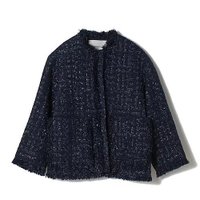 【エクラ/eclat】のツイードジャケット 人気、トレンドファッション・服の通販 founy(ファニー) ファッション Fashion レディースファッション WOMEN アウター Coat Outerwear ジャケット Jackets ショルダー Shoulder ジャケット Jacket ツイード Tweed ドロップ Drop フォルム Form フリンジ Fringe ボックス Box ラグジュアリー Luxury 別注 Special Order |ID:prp329100004515115