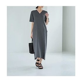 【スタイルデリ/STYLE DELI】のニュアンス糸のシャリ感Vネックワンピース 人気、トレンドファッション・服の通販 founy(ファニー) ファッション Fashion レディースファッション Fashion for Women ワンピース Dresses くるぶし Ankle-Length サマー Summer, Summer Style サンダル Sandals, Summer Shoes スニーカー Sneakers, Trainers スリット Slit, Slit Detail スリーブ Sleeve, Long Sleeve / Short Sleeve ノースリーブ Sleeveless, No-Sleeve ハーフ Half, Half-Length フロント Front, Front Design ペチコート Petticoat, Underskirt ボーダー Border, Stripe ポケット Pocket, Pocket Detail 半袖 Short Sleeve, Half Sleeve ミックス Mix, Mixed Style 無地 Plain, Solid Color 夏 Summer エレガント 上品 Elegant |ID:prp329100004515170