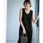 【スタイルデリ/STYLE DELI】のソウバリ編みタンクワンピースC ブラック|ID:prp329100004515171