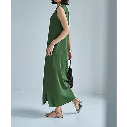 【スタイルデリ/STYLE DELI】のニュアンス糸のシャリ感ノースリIラインワンピース 人気、トレンドファッション・服の通販 founy(ファニー) 　ファッション　Fashion　レディースファッション　WOMEN　ワンピース　Dress　インナー　Inner　くるぶし　Ankle　カーディガン　Cardigan　キャップ　Cap　キャミソール　Camisole　サマー　Summer　シンプル　Simple　ジャケット　Jacket　スニーカー　Sneakers　スリット　Slit　ノースリーブ　No Sleeve　フォルム　Form　フロント　Front　ブルゾン　Blouson　ベスト　Vest　ペチコート　Petticoat　ポケット　Pocket　ミックス　Mix　無地　Plain Color　リゾート　Resort　リュック　Ruck Sack　夏　Summer　other-2|ID: prp329100004515174 ipo3291000000031902413