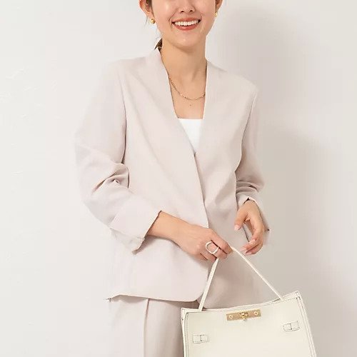 【ノーリーズソフィー/NOLLEY'S sophi】の《セットアップ対応》ウォッシャブル強撚ライトジャケット インテリア・キッズ・メンズ・レディースファッション・服の通販 founy(ファニー) 　ファッション　Fashion　レディースファッション　WOMEN　アウター　Coat Outerwear　ジャケット　Jackets　2025年　2025　2025春夏・S/S　Ss,Spring/Summer,2025　おすすめ　Recommend　ウォッシャブル　Washable　シアー　Sheer　ジャケット　Jacket　ストレッチ　Stretch　セットアップ　Set Up　タイトスカート　Tight Skirt　吸水　Water Absorption　夏　Summer　春　Spring　S/S・春夏　Ss・Spring/Summer　ベージュ|ID: prp329100004515179 ipo3291000000031902444