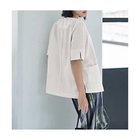 【スタイルデリ/STYLE DELI】の綿麻ノーカラー5分袖ジャケット ホワイト|ID: prp329100004515181 ipo3291000000031902457