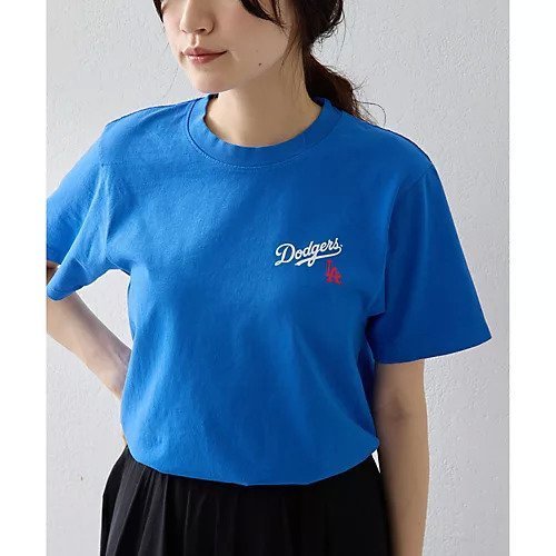 【ウィムガゼット/Whim Gazette】の【Sporty&Rich】Dodgers Serif T インテリア・キッズ・メンズ・レディースファッション・服の通販 founy(ファニー) 　ファッション　Fashion　レディースファッション　WOMEN　シンプル　Simple　スポーティ　Sporty　雑誌　Magazine　フィット　Fit　半袖　Short Sleeve　2025年　2025　2025春夏・S/S　Ss,Spring/Summer,2025　ブルー|ID: prp329100004516114 ipo3291000000031914039