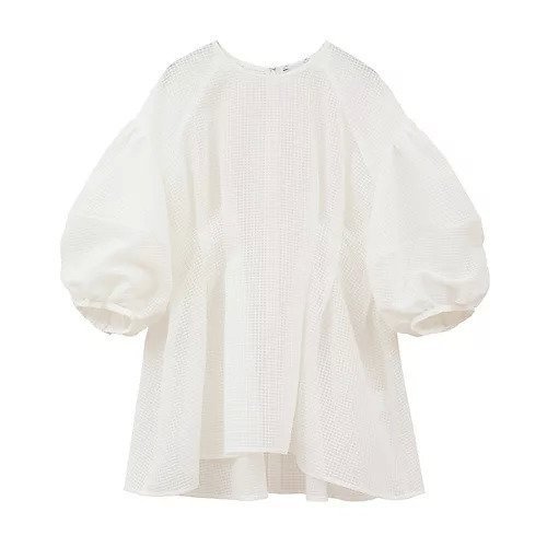 【クラネ/CLANE】のSHEER PLAID VOLUME SLEEVE TOPS 人気、トレンドファッション・服の通販 founy(ファニー) 　ファッション　Fashion　レディースファッション　WOMEN　トップス・カットソー　Tops/Tshirt　ボリュームスリーブ / フリル袖　Volume Sleeve　2025年　2025　2025春夏・S/S　Ss,Spring/Summer,2025　チェック　Check　バランス　Balance　エレガント 上品　Elegant　 other-1|ID: prp329100004516115 ipo3291000000031914045