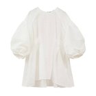【クラネ/CLANE】のSHEER PLAID VOLUME SLEEVE TOPS WHITE|ID: prp329100004516115 ipo3291000000034365266