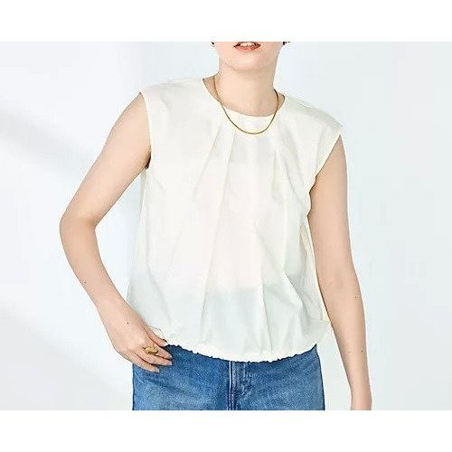 【ノーリーズ/NOLLEY'S】の《セットアップ対応》撥水ストレッチタフタタックブラウス インテリア・キッズ・メンズ・レディースファッション・服の通販 founy(ファニー) 　ファッション　Fashion　レディースファッション　Fashion for Women　トップス・カットソー　Cut & Sew Tops　シャツ・ブラウス・オフィスカジュアル　Elegant Blouses & Button-Ups　2025年　2025　2025春夏・S/S　Spring/Summer 2025 SS25　ギャザー　Gathered, Ruffled　スリーブ　Sleeve, Long Sleeve / Short Sleeve　セットアップ　Set-Up, Coordinated Outfit　タフタ　Taffeta, Structured Fabric　フレンチ　French, French Style　夏　Summer　ホワイト|ID: prp329100004516118 ipo3291000000031914081