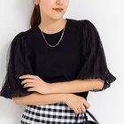 【ノーリーズソフィー/NOLLEY'S sophi】の《手洗い可能》袖チュールプルオーバーニット 人気、トレンドファッション・服の通販 founy(ファニー) ファッション Fashion レディースファッション WOMEN トップス・カットソー Tops/Tshirt ニット Knit Tops プルオーバー Pullover 2025年 2025 2025春夏・S/S Ss,Spring/Summer,2025 チュール Tulle ベーシック Basic ワイド Wide thumbnail ブラック|ID: prp329100004516120 ipo3291000000031914129