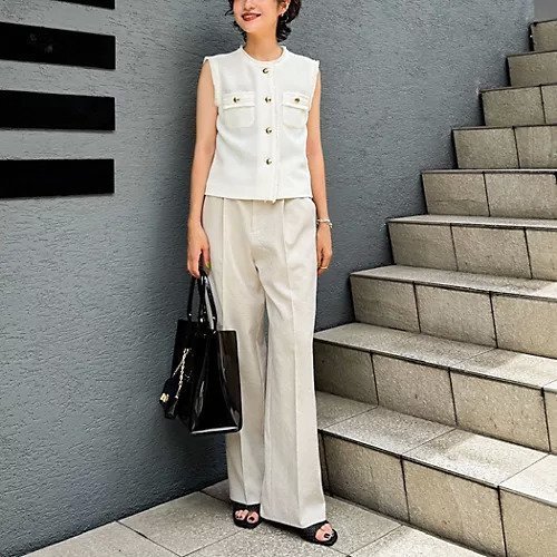 【ノーリーズソフィー/NOLLEY'S sophi】のラッセルフリンジベスト 人気、トレンドファッション・服の通販 founy(ファニー) 　ファッション　Fashion　レディースファッション　Fashion for Women　アウター　Coat / Outerwear Collection　トップス・カットソー　Cut & Sew Tops　ベスト&ジレ / 重ね着スタイル　Vests & Gilets　2025年　2025　2025春夏・S/S　Spring/Summer 2025 SS25　おすすめ　Recommended / Our Picks　シンプル　Simple, Minimal　デニム　Denim, Jeans Material　フリンジ　Fringe, Tassel　ベスト　Vest, Waistcoat　メッシュ　Mesh, Net Fabric　ラッセル　Raschel, Raschel Lace　夏　Summer　other-2|ID: prp329100004516122 ipo3291000000033717277
