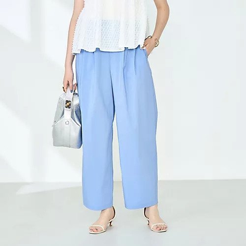 【ノーリーズ/NOLLEY'S】の《セットアップ対応》撥水ストレッチタフタツータックパンツ インテリア・キッズ・メンズ・レディースファッション・服の通販 founy(ファニー) 　ファッション　Fashion　レディースファッション　WOMEN　セットアップ　Setup　パンツ　Pants　2025年　2025　2025春夏・S/S　Ss,Spring/Summer,2025　ギャザー　Gather　ストレッチ　Stretch　セットアップ　Set Up　タフタ　Taffeta　夏　Summer　ライトブルー|ID: prp329100004516131 ipo3291000000031914268