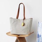 【トプカピ/TOPKAPI】の【Breath TOPKAPI】SMILE COLLECTION エンボス スマイル ビッグ トートバッグ /スマイルチャーム付き ベージュ|ID: prp329100004516142 ipo3291000000031914391