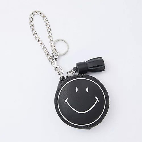 【トプカピ/TOPKAPI】の【Breath TOPKAPI】SMILE COLLECTION スマイル ラウンド ポーチ / チャーム インテリア・キッズ・メンズ・レディースファッション・服の通販 founy(ファニー) 　ファッション　Fashion　レディースファッション　WOMEN　ポーチ　Pouches　チャーム　Charm　プリント　Print　ポーチ　Pouch　ラウンド　Round　ループ　Loop　ブラック|ID: prp329100004516158 ipo3291000000031914520