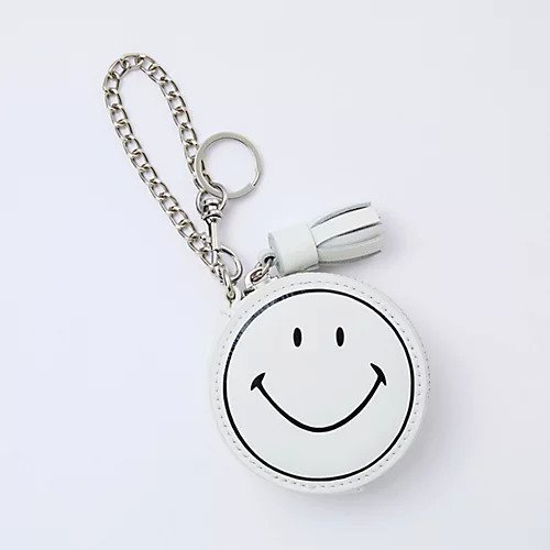 【トプカピ/TOPKAPI】の【Breath TOPKAPI】SMILE COLLECTION スマイル ラウンド ポーチ / チャーム インテリア・キッズ・メンズ・レディースファッション・服の通販 founy(ファニー) 　ファッション　Fashion　レディースファッション　WOMEN　ポーチ　Pouches　チャーム　Charm　プリント　Print　ポーチ　Pouch　ラウンド　Round　ループ　Loop　ホワイト|ID: prp329100004516158 ipo3291000000031914522