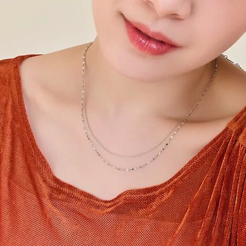 【フィービィー/phoebe】の【金属アレルギー対応】ダブルチェーンネックレス シルバー/サージカルステンレス 人気、トレンドファッション・服の通販 founy(ファニー) 　ファッション　Fashion　レディースファッション　WOMEN　ジュエリー　Jewelry　ネックレス　Necklaces　シルバー　Silver　シンプル　Simple　チェーン　Chain　トレンド　Trend　バランス　Balance　エレガント 上品　Elegant　other-2|ID: prp329100004516172 ipo3291000000031914625