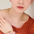 【フィービィー/phoebe】の【金属アレルギー対応】ダブルチェーンネックレス ゴールド/サージカルステンレス ゴールド|ID: prp329100004516174 ipo3291000000031914635